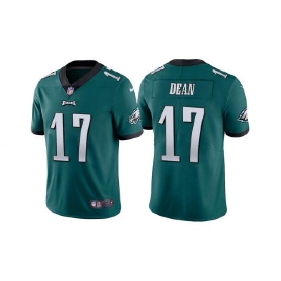 Men's Philadelphia Eagles #17 Nakobe Dean Green Vapor Untouchable Limited Stitched Jersey - Ujersey