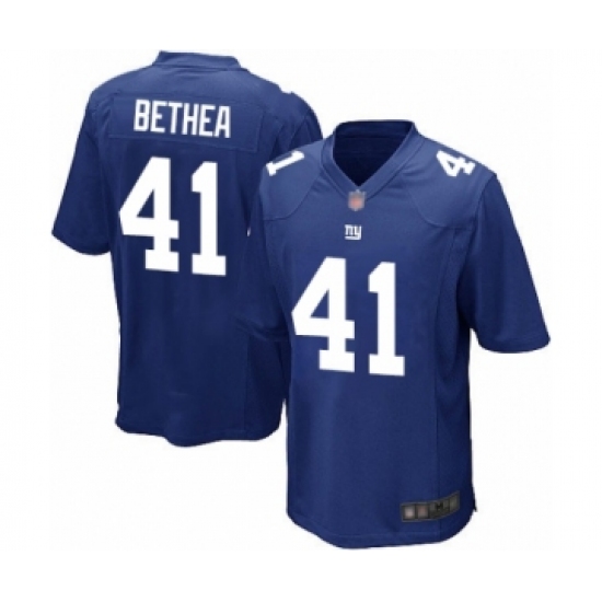 Men's New York Giants #41 Antoine Bethea Game Royal Blue Team Color Football Jersey - Ujersey