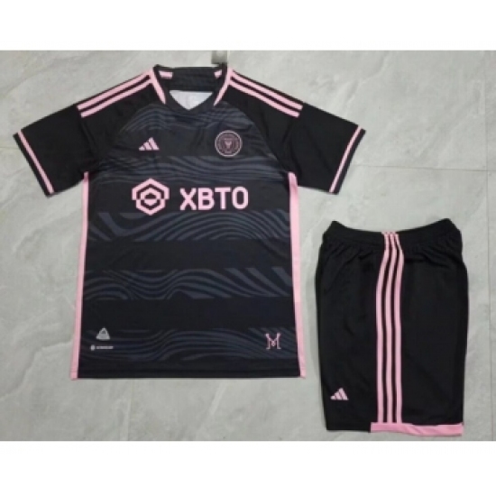 Men's Inter Miami CF Custom Black Soccer Jersey Suit - Ujersey