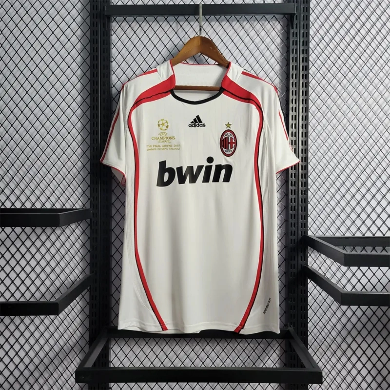 AC Milan Retro Soccer Jersey Away UCL Final Custom Shirt 2006/07 - ujerseystore