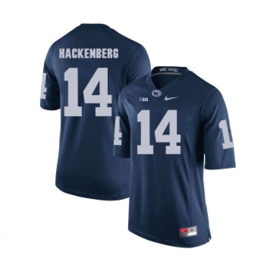 Penn State Nittany Lions 14 Christian Hackenberg Navy College Football Jersey