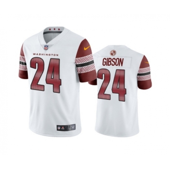 Men's Washington Commanders #24 Antonio Gibson White Vapor Untouchable Stitched Football Jersey - Ujersey