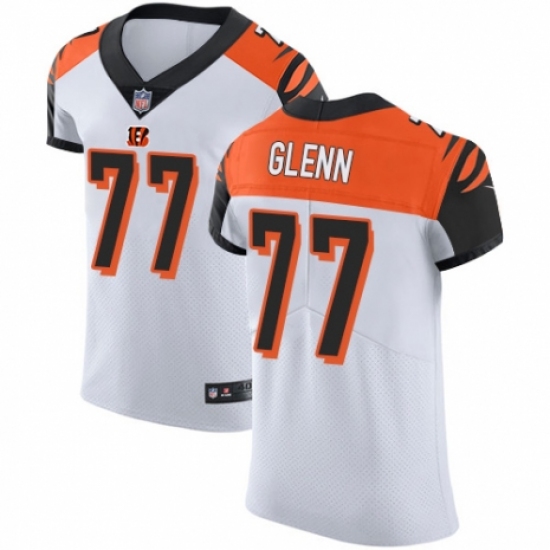 Men's Nike Cincinnati Bengals #77 Cordy Glenn White Vapor Untouchable Elite Player NFL Jersey - Ujersey
