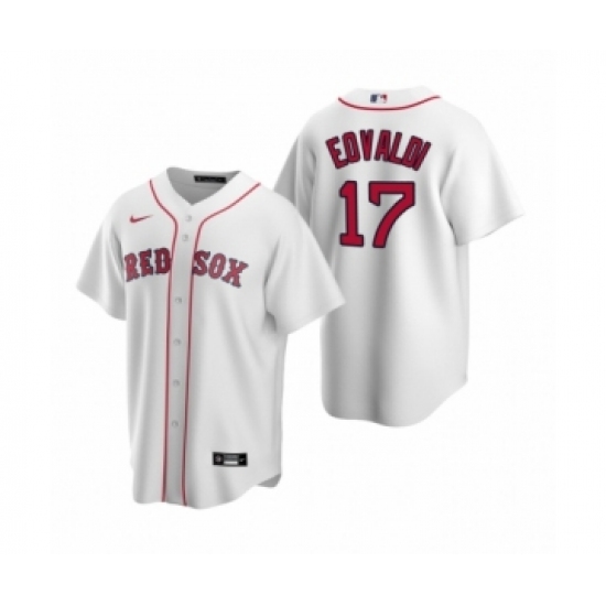 Women's Boston Red Sox #17 Nathan Eovaldi Nike White Replica Home Jersey - Ujersey