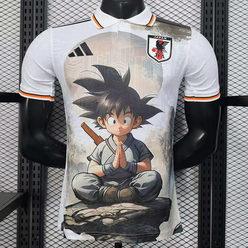 Japan Soccer Jersey Young Goku Special Edition Shirt 2025 - Ujersey NHL