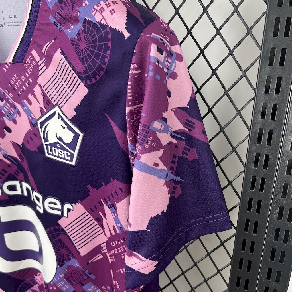 Lille OSC Soccer Jersey Fourth Away Custom Shirt 2025-26 - ujerseystore