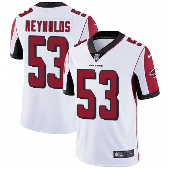 Youth Nike Atlanta Falcons #53 LaRoy Reynolds White Vapor Untouchable Limited Player NFL Jersey - Ujersey