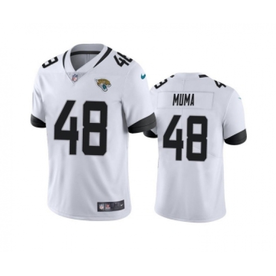 Men's Jacksonville Jaguars #48 Chad Muma White Vapor Untouchable Limited Stitched Jersey - Ujersey