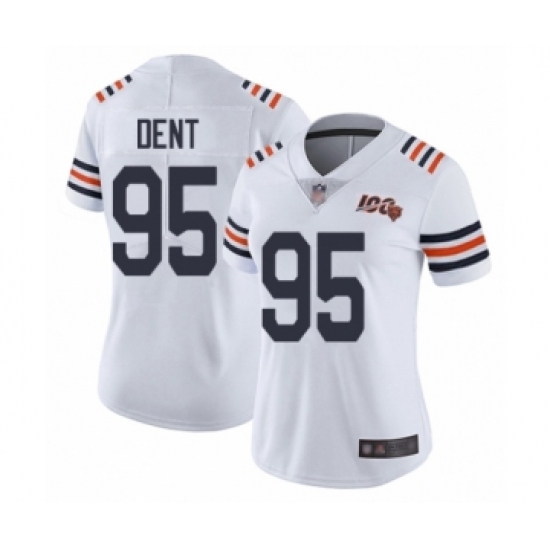 Women's Chicago Bears #95 Richard Dent White 100th Season Limited Football Jersey - Ujersey