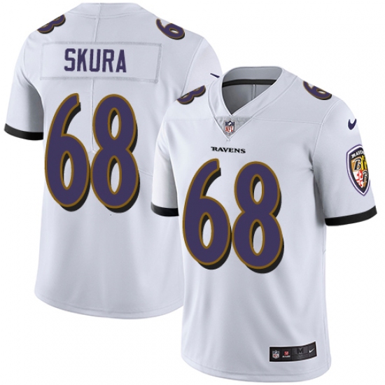 Youth Nike Baltimore Ravens #68 Matt Skura White Vapor Untouchable Limited Player NFL Jersey - Ujersey