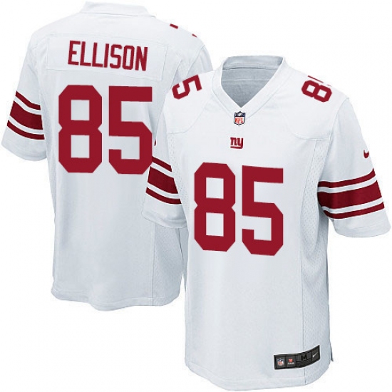 Men's Nike New York Giants #85 Rhett Ellison Game White NFL Jersey - Ujersey