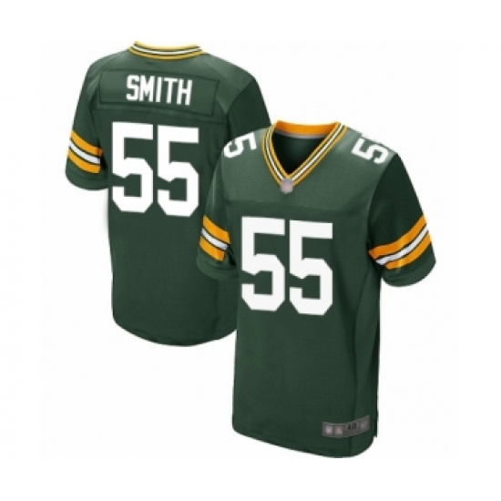 Men's Green Bay Packers #55 Za'Darius Smith Elite Green Team Color Football Jersey - Ujersey