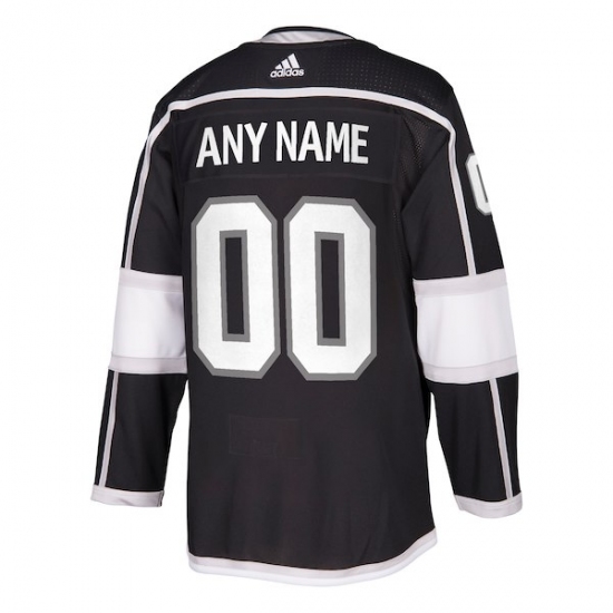 Men's Los Angeles Kings adidas Black Authentic Custom Jersey - Ujersey