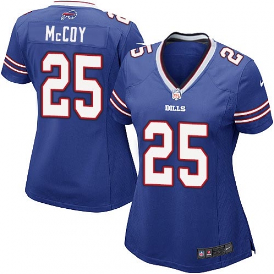 Women's Nike Buffalo Bills #25 LeSean McCoy Game Royal Blue Team Color NFL Jersey - Ujersey