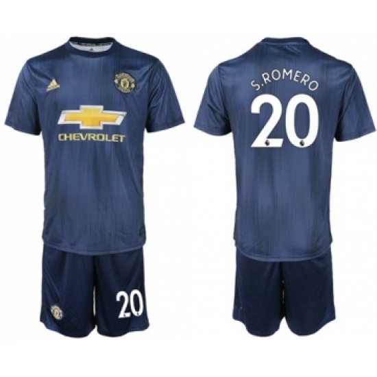 Manchester United #20 S.Romero Third Soccer Club Jersey