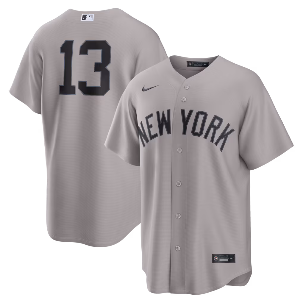 Men's New York Yankees Jazz Chisholm Jr. Nike Gray Road Replica Jersey - U-jersey