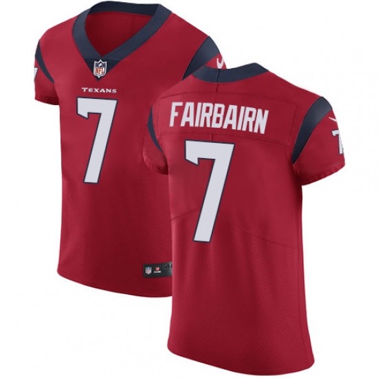 Men's Nike Houston Texans #7 Ka'imi Fairbairn Red Alternate Vapor Untouchable Elite Player NFL Jersey - Ujersey