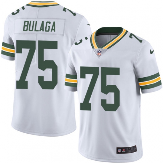 Youth Nike Green Bay Packers #75 Bryan Bulaga Elite White NFL Jersey - Ujersey