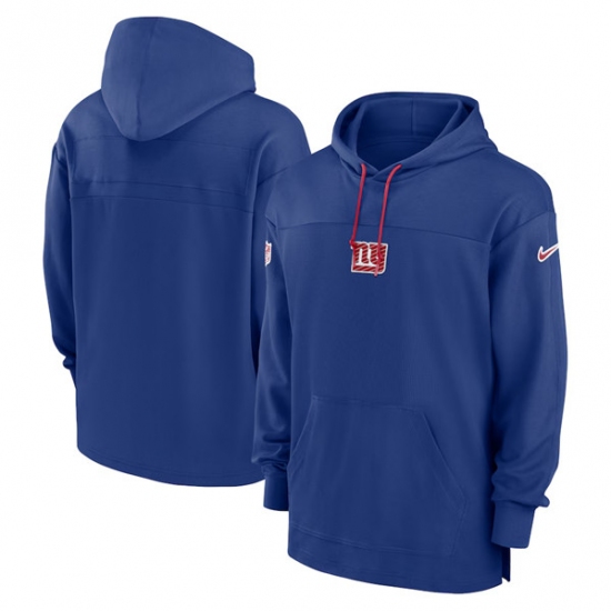 Men's New York Giants Royal Performance Pullover Hoodie - Ujersey