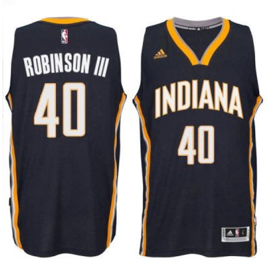 Men's Indiana Pacers #40 Glenn Robinson III adidas Navy Player Swingman Road Jersey - Ujersey