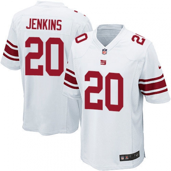 Men's Nike New York Giants #20 Janoris Jenkins Game White NFL Jersey - Ujersey