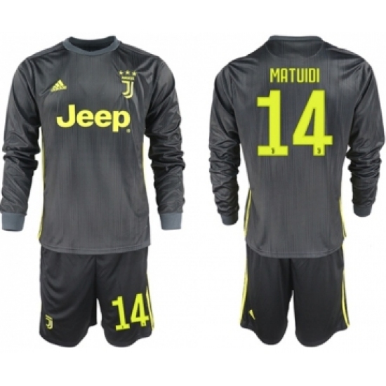 Juventus #14 Matuidi Third Long Sleeves Soccer Club Jersey