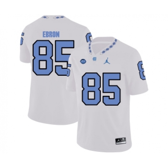 North Carolina Tar Heels 85 Eric Ebron White College Football Jersey - Ujersey