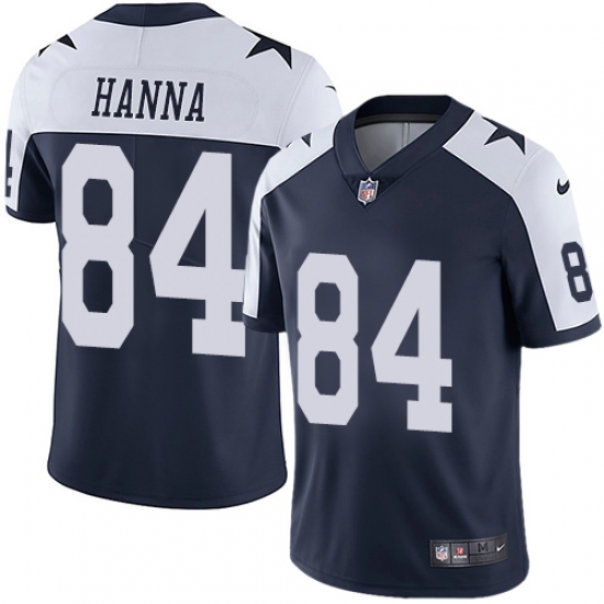 Youth Nike Dallas Cowboys #84 James Hanna Navy Blue Throwback Alternate Vapor Untouchable Limited Player NFL Jersey - Ujersey