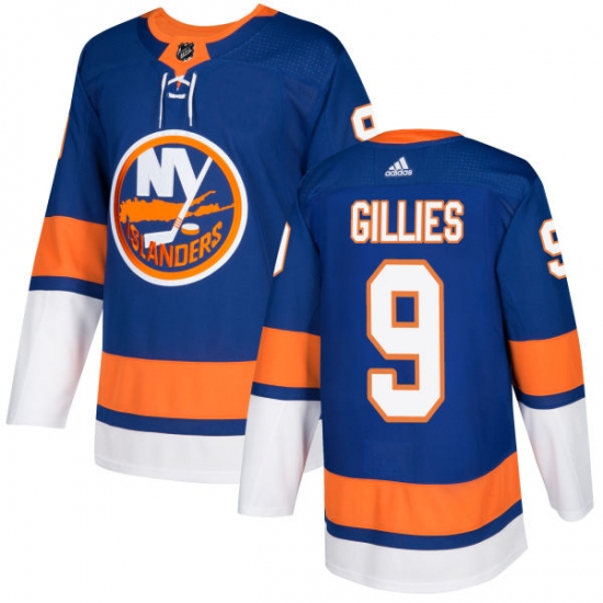 Youth Adidas New York Islanders #9 Clark Gillies Authentic Royal Blue Home NHL Jersey - Ujersey