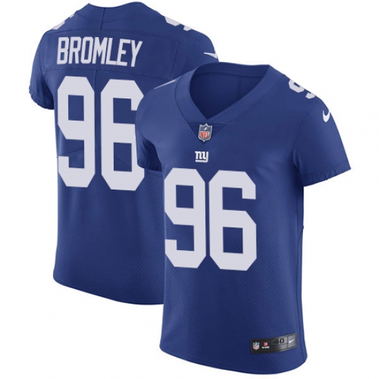 Men's Nike New York Giants #96 Jay Bromley Elite Royal Blue Team Color NFL Jersey - Ujersey