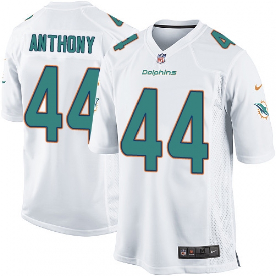 Men's Nike Miami Dolphins #44 Stephone Anthony Game White NFL Jersey - Ujersey