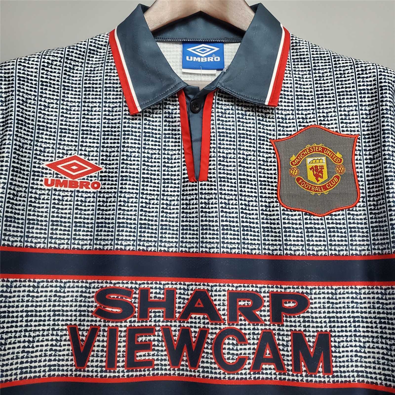 Manchester United Retro Away Football Jersey Shirt 1995/96 - U-jersey