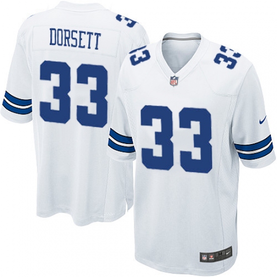 Men's Nike Dallas Cowboys #33 Tony Dorsett Game White NFL Jersey - Ujersey