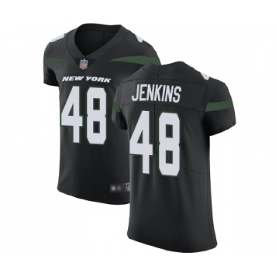 Men's New York Jets #48 Jordan Jenkins Black Alternate Vapor Untouchable Elite Player Football Jerseyl Jersey - Ujersey