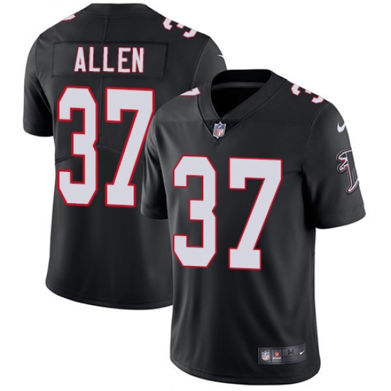 Men's Nike Atlanta Falcons #37 Ricardo Allen Black Alternate Vapor Untouchable Limited Player NFL Jersey - Ujersey