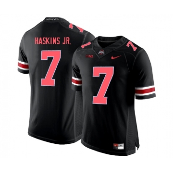 Ohio State Buckeyes 7 Dwayne Haskins Blackout College Football Jersey - Ujersey