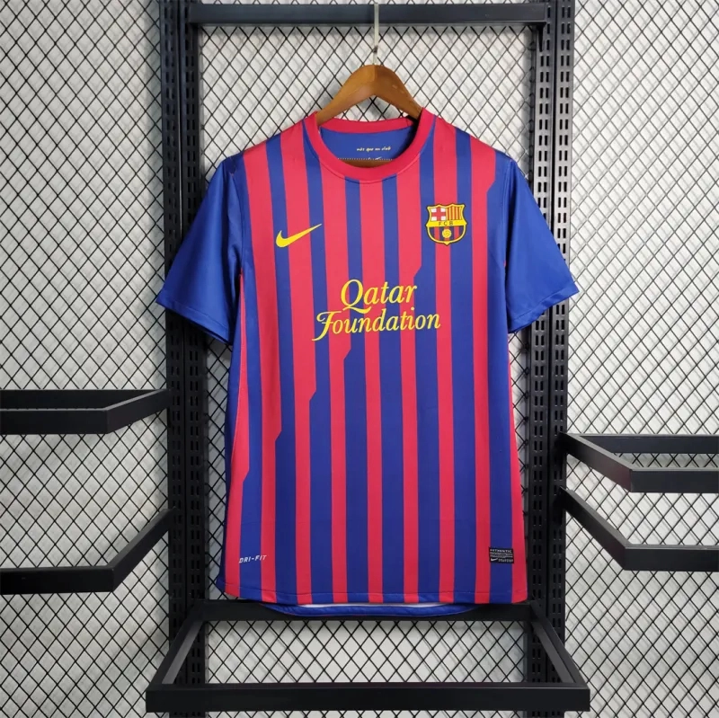 Barcelona Retro Jersey Home Soccer Shirt 2011-12 - Ujersey NHL