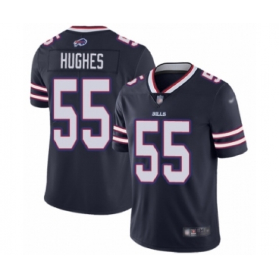 Youth Buffalo Bills #55 Jerry Hughes Limited Navy Blue Inverted Legend Football Jersey - Ujersey
