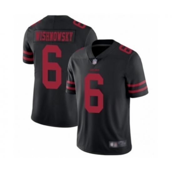 Youth San Francisco 49ers #6 Mitch Wishnowsky Black Vapor Untouchable Limited Player Football Jersey - Ujersey