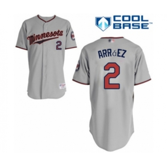 Youth Minnesota Twins #2 Luis Arraez Authentic Grey Road Cool Base Baseball Player Jersey - Ujersey