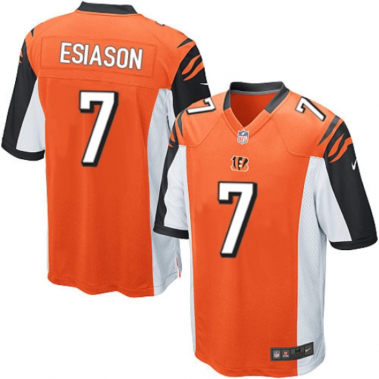 Men's Nike Cincinnati Bengals #7 Boomer Esiason Game Orange Alternate NFL Jersey - Ujersey
