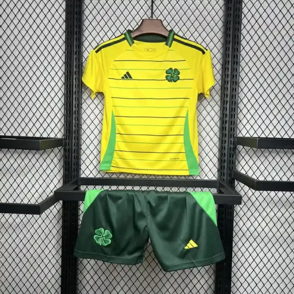 Celtic Soccer Jersey Away Kids Kit Jersey+Shorts 2024/25 - U-jersey