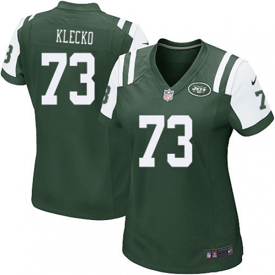 Women's Nike New York Jets #73 Joe Klecko Game Green Team Color NFL Jersey - Ujersey