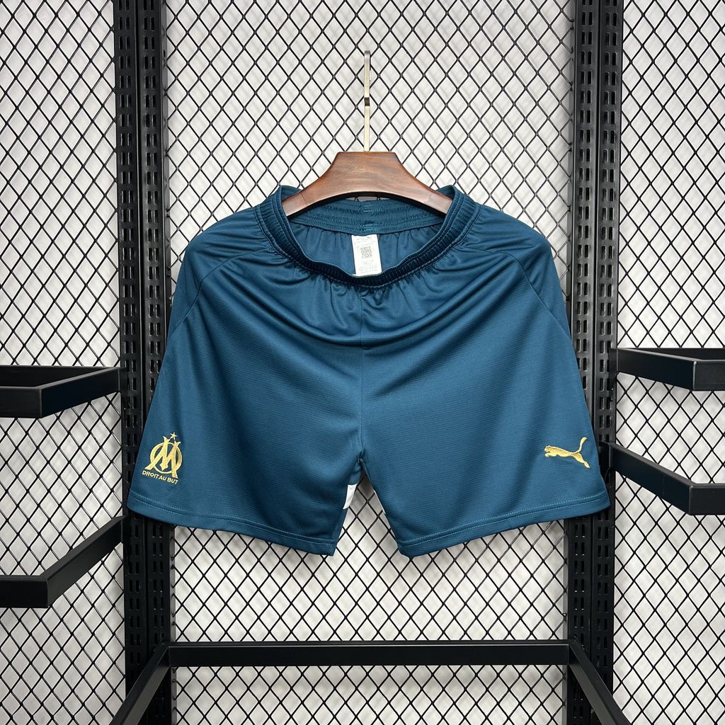 Marseille Soccer Jersey Away Custom Shorts 2024/25 - ujerseystore