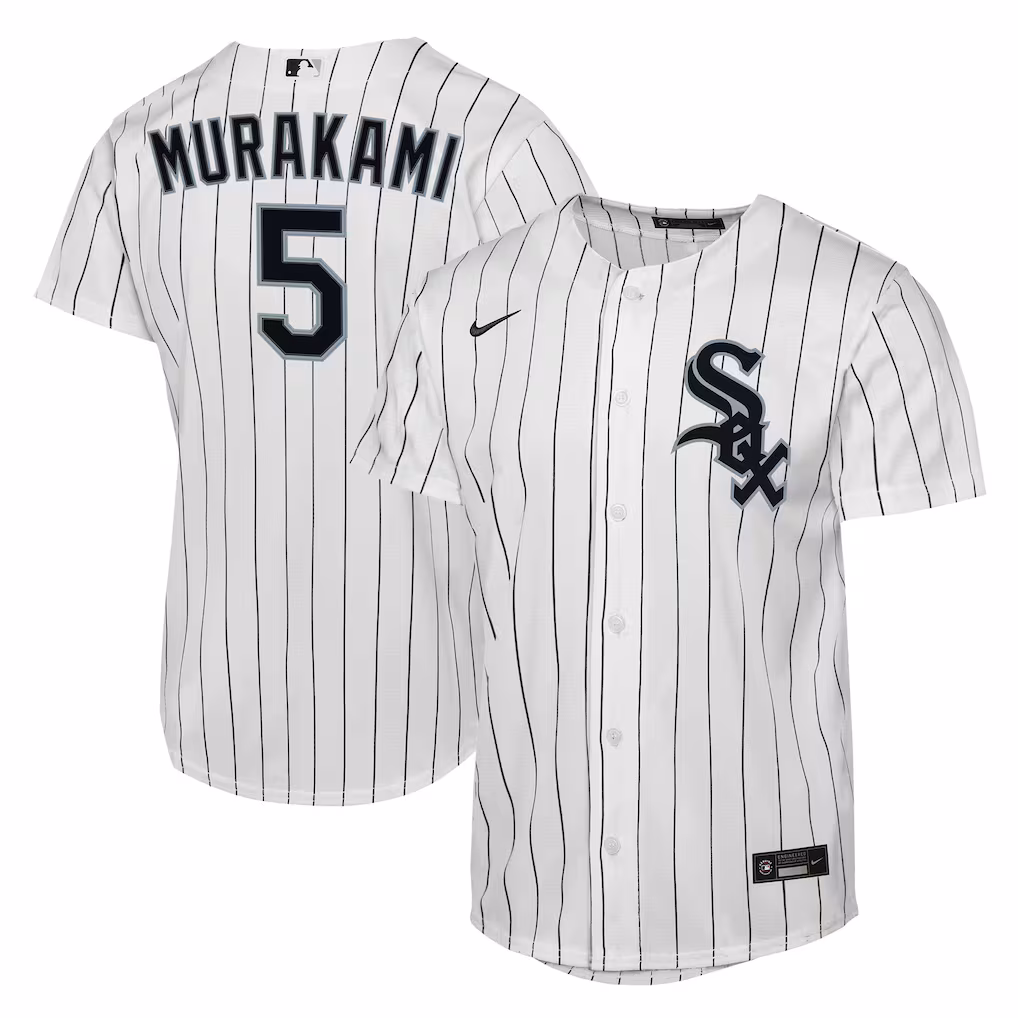 Youth Chicago White Sox Munetaka Murakami Nike White Home Replica Jersey - Ujersey NHL