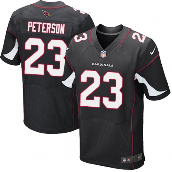 Men's Nike Arizona Cardinals #23 Adrian Peterson Elite Black Alternate NFL Jersey - Ujersey