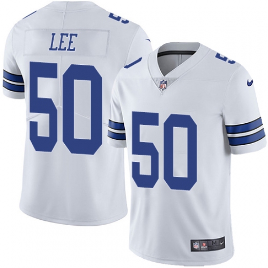 Youth Nike Dallas Cowboys #50 Sean Lee White Vapor Untouchable Limited Player NFL Jersey - Ujersey
