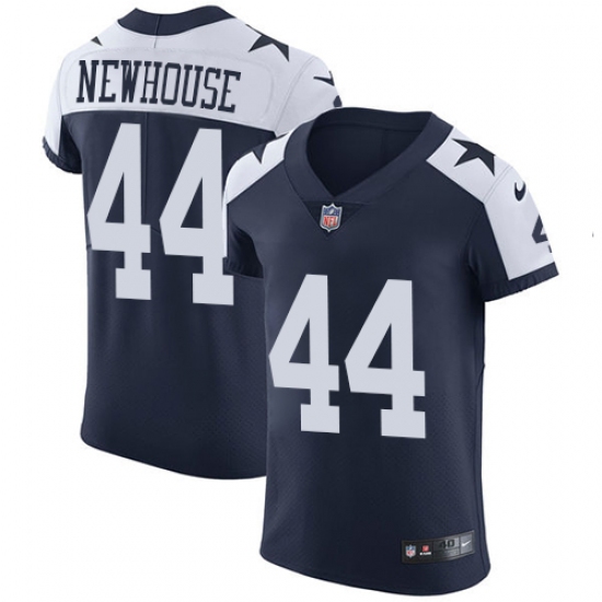 Men's Nike Dallas Cowboys #44 Robert Newhouse Navy Blue Throwback Alternate Vapor Untouchable Elite Player NFL Jersey - Ujersey