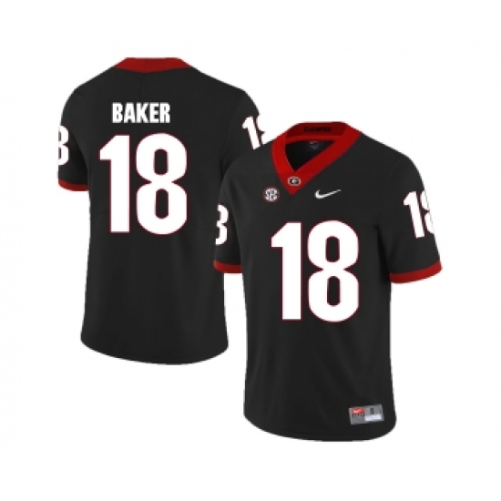 Georgia Bulldogs 18 Deandre Baker Black College Football Jersey - Ujersey