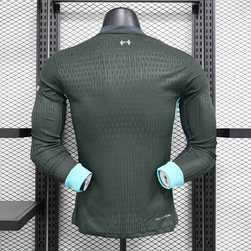 Liverpool Football Jersey Away Long Sleeve Shirt 2024/25 - Ujersey NHL